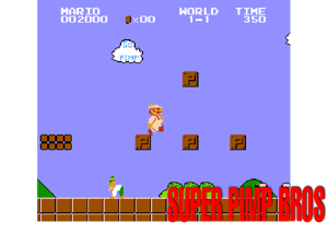 Super Pimp Bros (SMB1 Hack) Cover